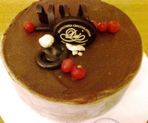 bavarese cioccolato e frutti di bosco