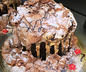 Panettone decorato