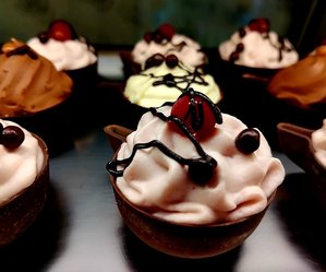 Tazzine con bavaresi miste