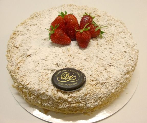 millefoglie con fragole
