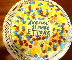 pan di spagna smarties