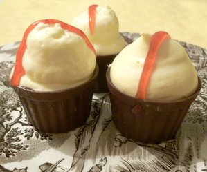 mousse mimosa e fragola