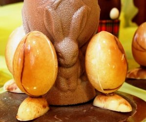 Scultura di ciocolato