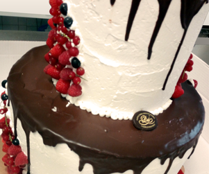 americana cioccolato e frutti di bosco