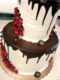 americana cioccolato e frutti di bosco